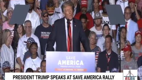 President Trump at Alabama Rally: 'This Was Not a Withdrawal, This Was a Total Surrender'