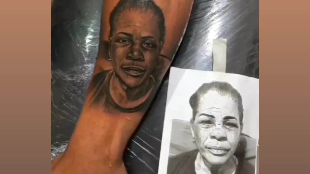 Portrait tattoo