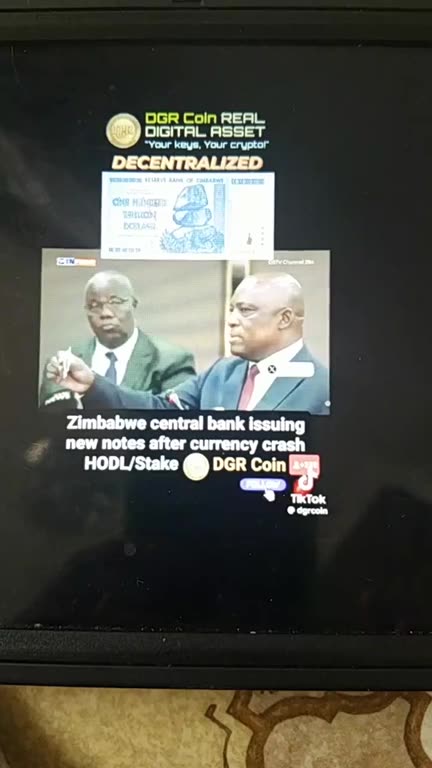 Zimbabwe Central Bank Issuing New Notes After Currency Crash.