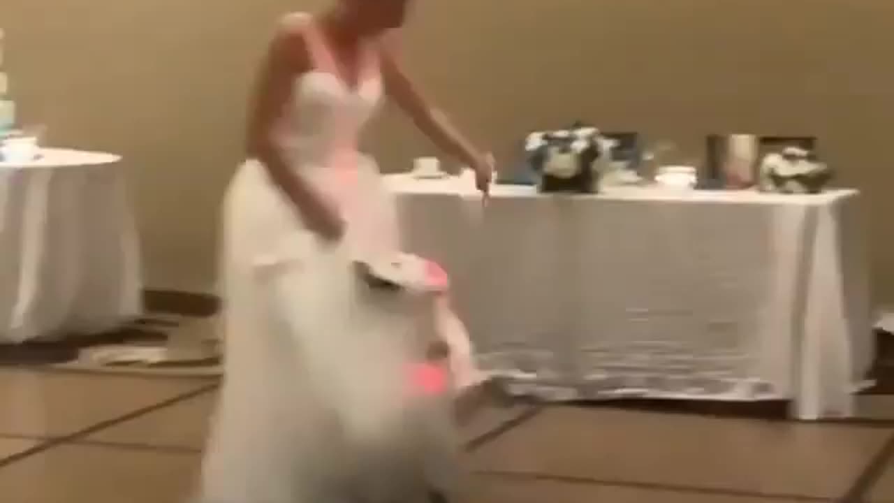 Best wedding dance, have you seen a dog do this?