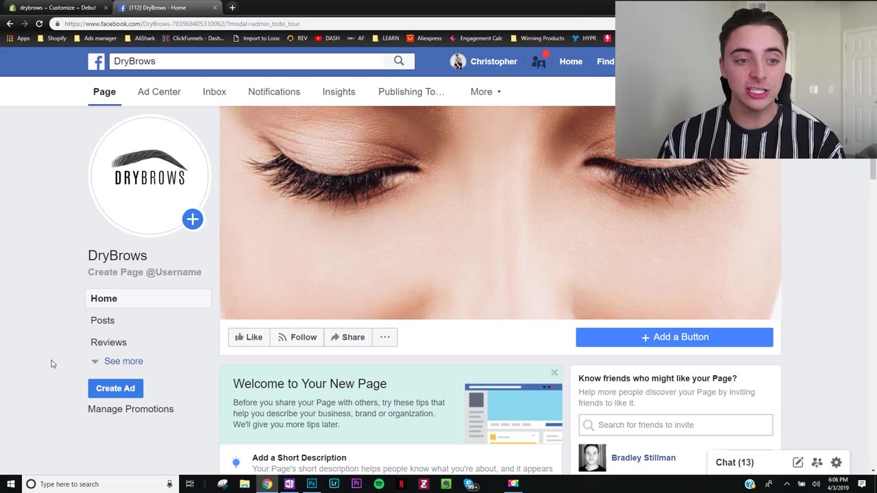14. Setting Up Your Facebook Page