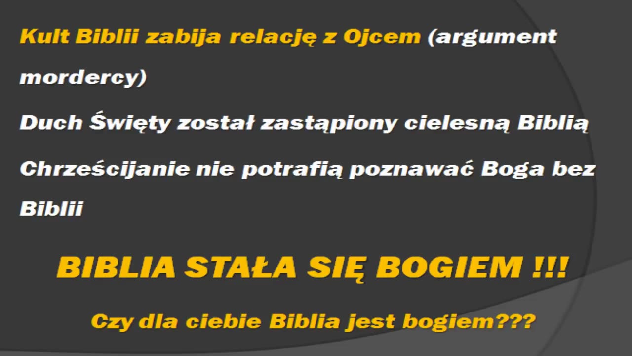 Sola Scriptura - Krzysztof