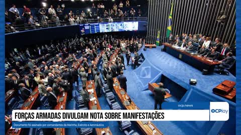 Forças Armadas divulgam nota sobre manifestações