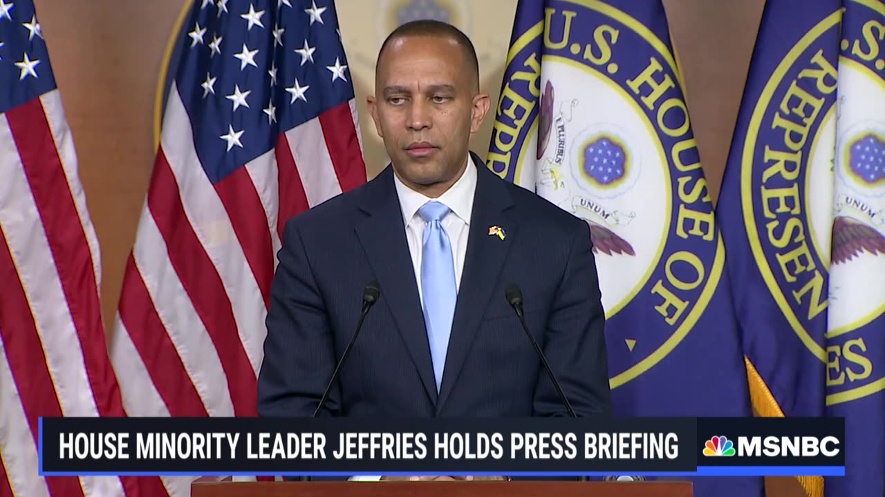 'Hurting the American people': Jeffries speaks out on GOP 'civil war'