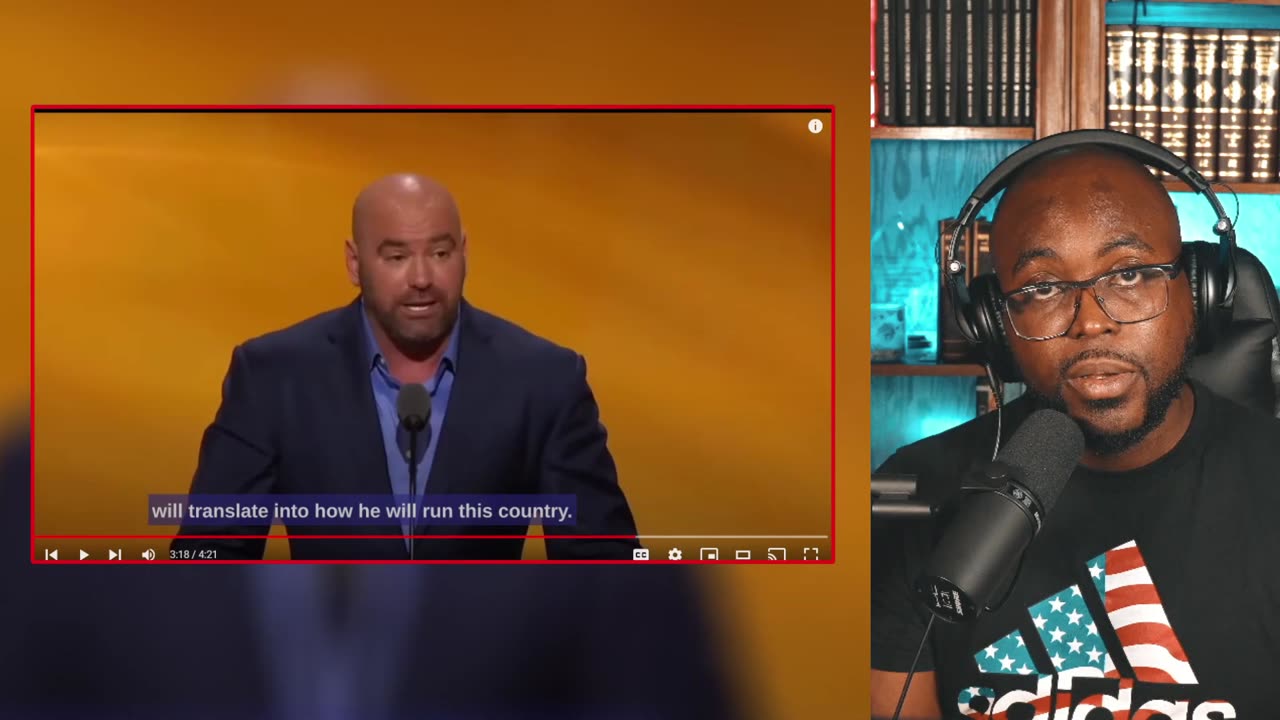 UFC President Dana White Gave the most Pro-Trump speech that I have ever heard.