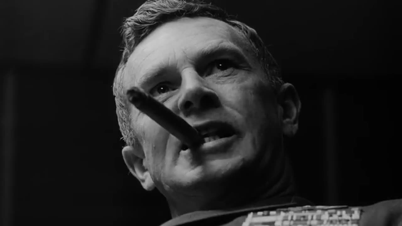 Clip From: Dr Strangelove (1964)(Peter Sellers-Slim Pickins-Sterling Haydon)(Dir-Stanley Kubrick)