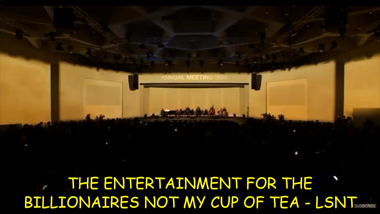 DAVOS: Entertainment For The "BILLIONAIRES" Not my cup of Tea!