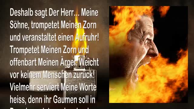 Trompetet Meinen Zorn & Meine Barmherzigkeit & Verursacht einen Aufruhr 🎺 Die Trompete Gottes