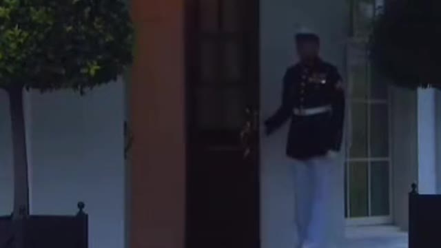 Did this Marine abandon his post