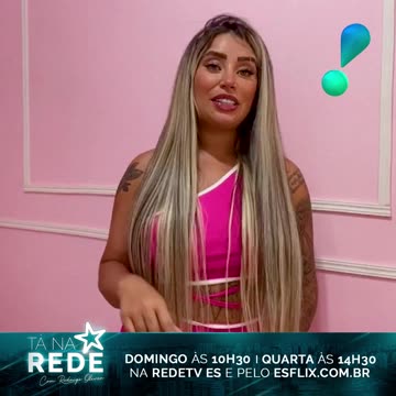 Chamada para nova apresentadora Flavia Silva