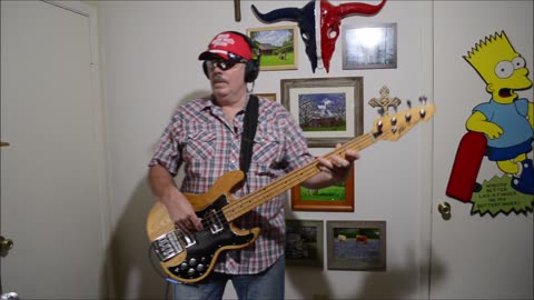 "I Couldn't Leave You if I Tried" by Rodney Crowell bass cover