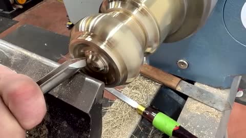 Woodturning - I Turned Solid Brass On A Wood Lathe !!1