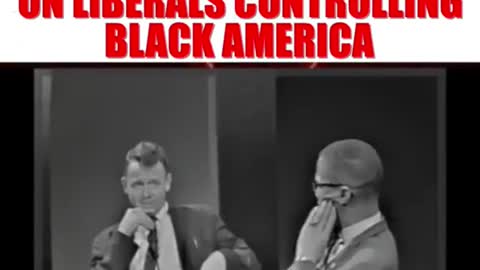Malcolm X on liberal white person.