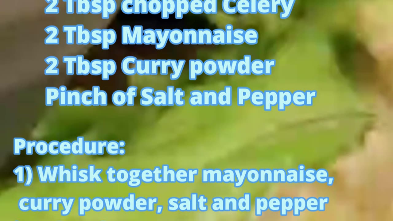 Keto Recipe – set 1 -menu 1 Keto Curry Spiked Tuna and Avocado Salad