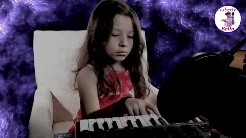 Bella Learning her Favorite Song, on a 25 key MIDI Keyboard