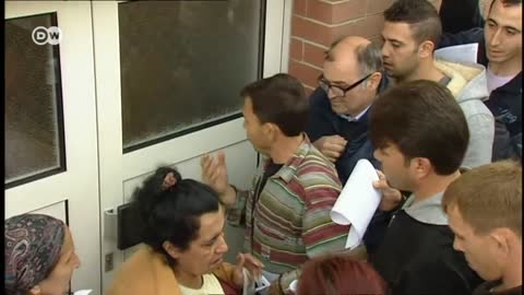 Лагеря по приему беженцев в Германии переполнены