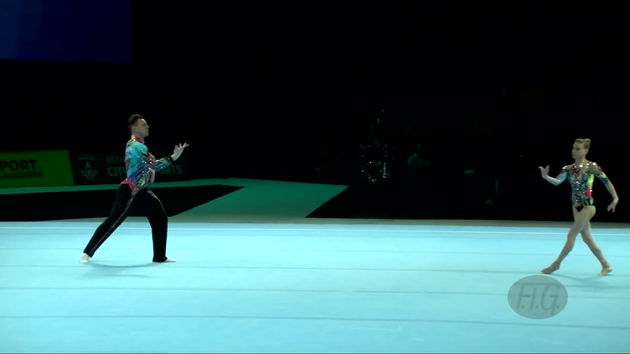 Russian Federation (RUS) - 2018 Acrobatic Worlds, Antwerpen (BEL) - Combined Mixed Pair