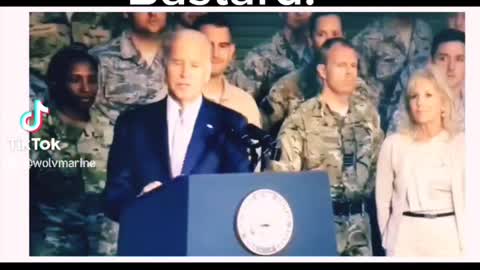 Biden the original stupid bast@rd.