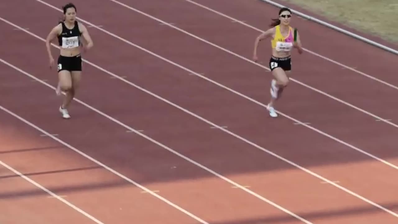 A crazy women's relay team that competes head-to-head against the strongest team