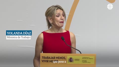 Yolanda Díaz celebra el acuerdo de la reducción de la jornada laboral: "Hoy saldamos una deuda"