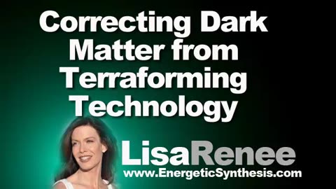 Correcting Dark Matter from Terraforming Technology