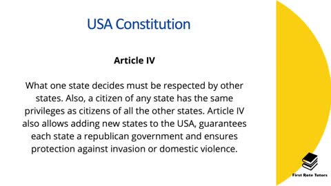 Explaining the US GOV'T and the Constitution