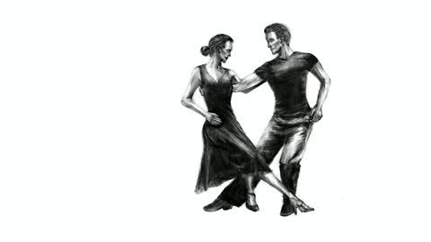 Argentine Tango time-lapse art (No. 316)