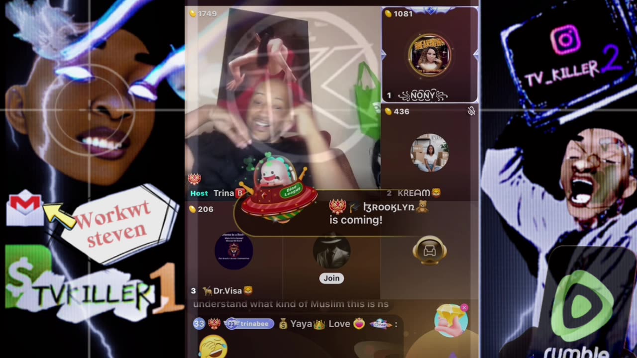 NONY VS VISA ON TRINA B MESSY SHOW