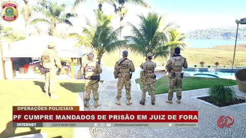 Polícia Federal cumpre mandados de prisão em JF