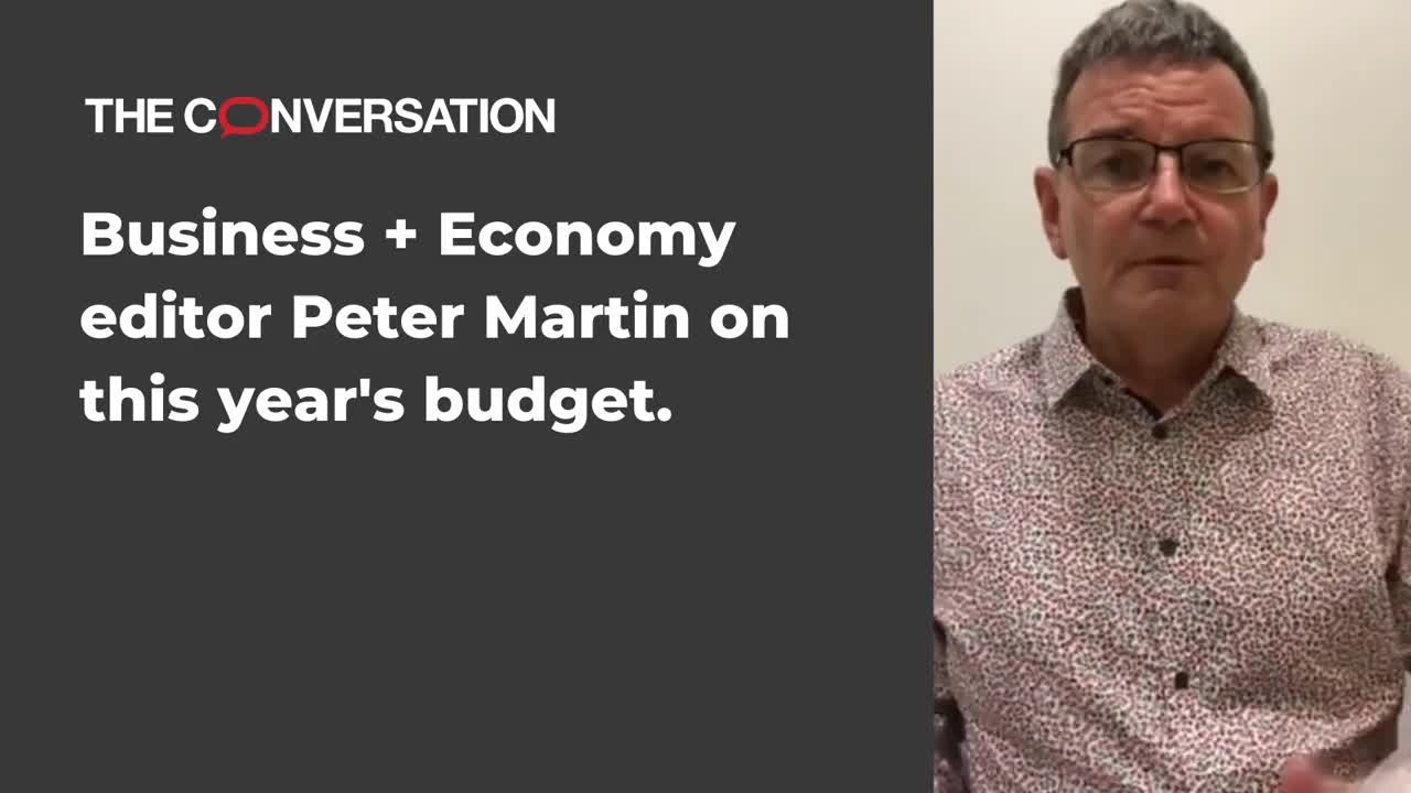 In just three minutes, Peter Martin nails Australia's budget story