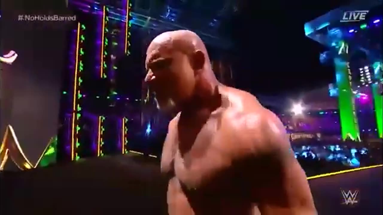 Wwe goldberg vs bobby lashley no Holds barred WWE crown jewel