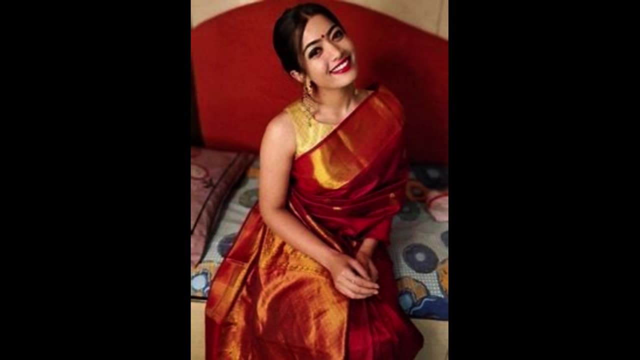 Rashmika Mandanna in Saree