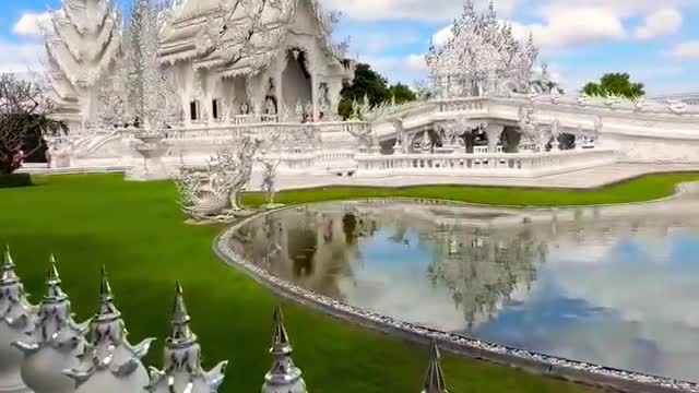 Lindo, exótico e estranho! 🤩🤯 Templo Branco! 🇹🇭
