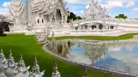 Lindo, exótico e estranho! 🤩🤯 Templo Branco! 🇹🇭