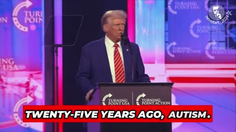 Trump about worrying autism numbers