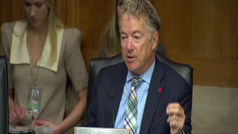 Dr. Rand Paul HSGAC Hearing Questioning - May 16, 2023