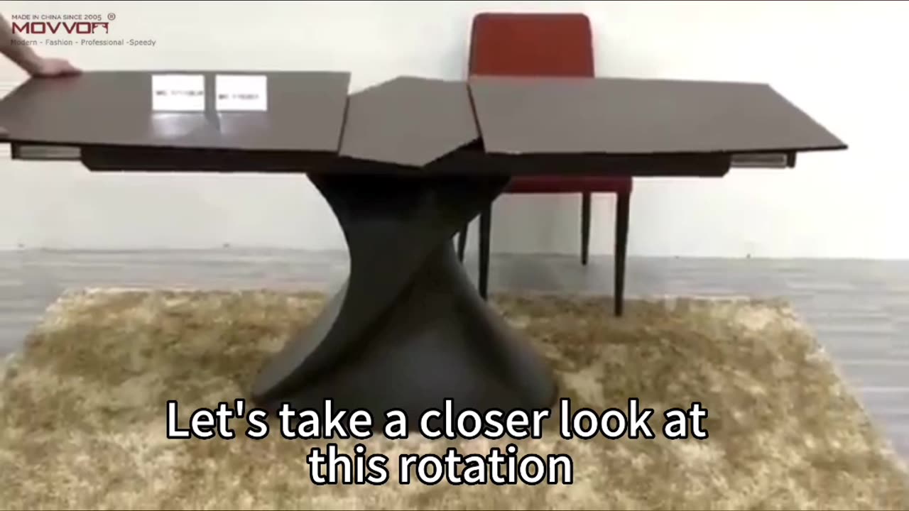 Rotary shape of the rotating function table