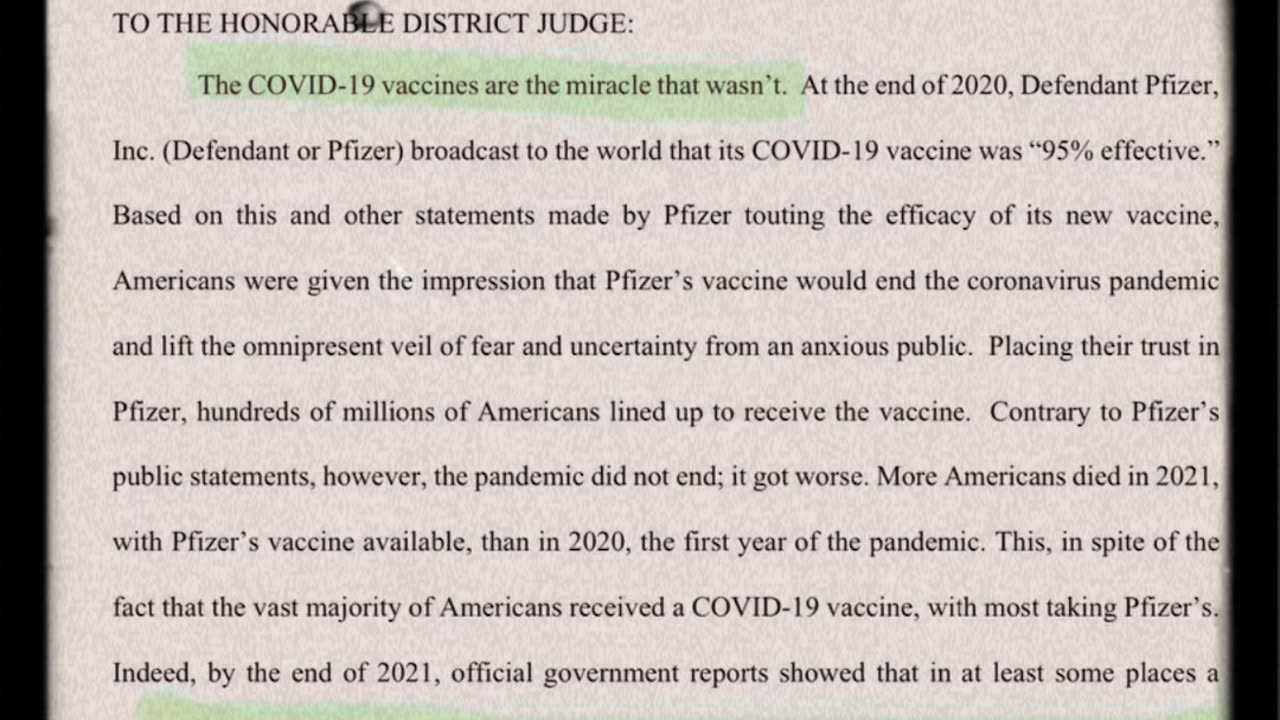 Pfizer Law Suit | Check Description