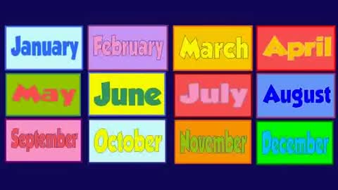 Months Of The Year Song