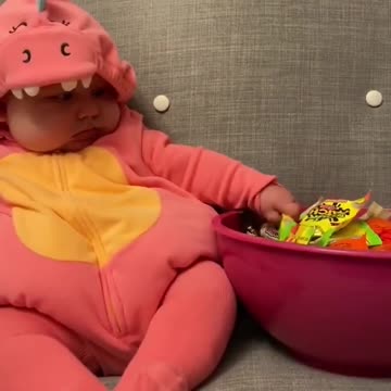 This baby is all of us. 🍬 🎃