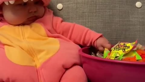 This baby is all of us. 🍬 🎃