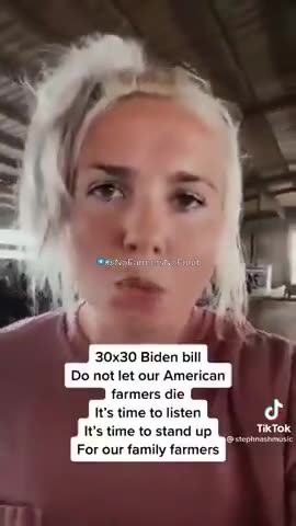 Agenda 2030. This is a pre-planned Global Agenda to kill off the American farmer...