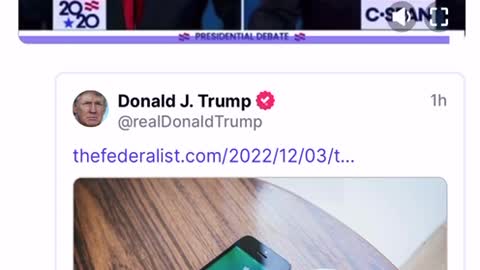 Donald J Trump TS post Dec 04, 2022, 4:06 PM