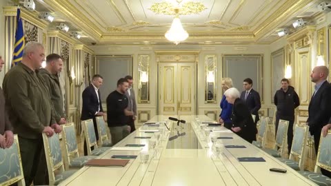 U.S. Treasury Secretary Yellen makes a surprise visit to Kyiv to "reinforce the Biden admin's support for Ukraine." #TREASON