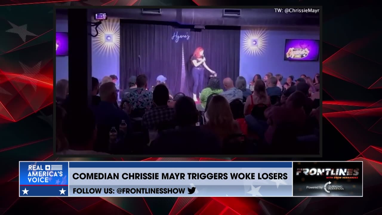 Comedian Chrissie Mayr Heckled By Woke Feminists In Dallas