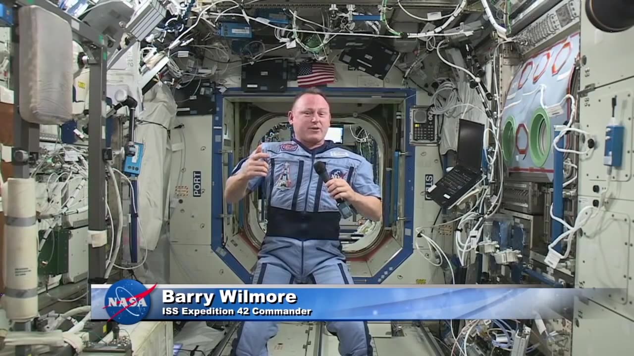 Space Station Crew Participates in First Lady’s “GimmeFive” Challenge