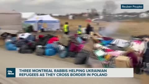 Montreal rabbis fly to Poland to help Ukrainian refugees