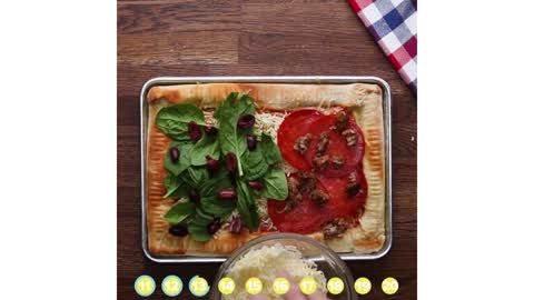 DOUBLE STUFFED SHEET PAN PIZZA