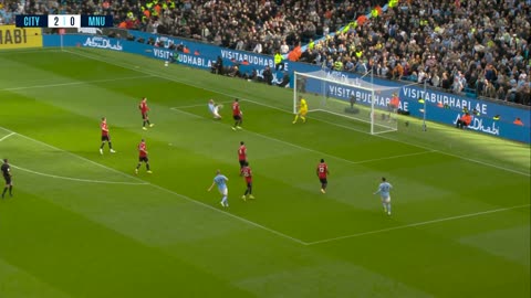 EXTENDED HIGHLIGHTS City 63 United Haaland and Foden hattricks in amazing Manchester derby