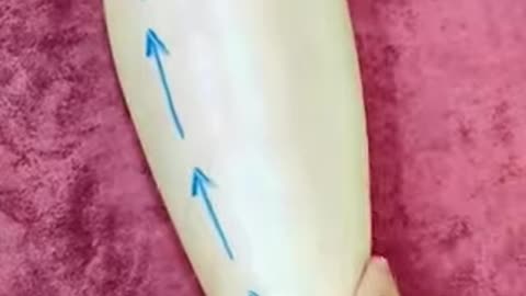 Massaging with drawn arrows as guidelines